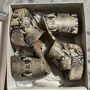 SCHUTZ White Box with Black Lettering